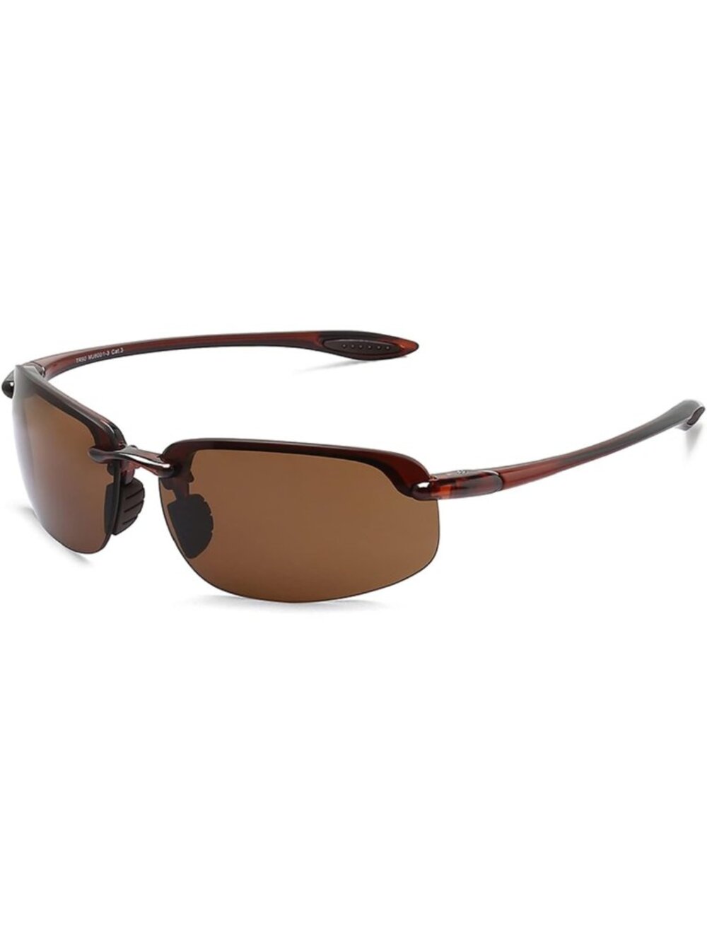 Unisex TR90 Rimless Sports Sunglasses for Running, Fishing, Baseball & Driving